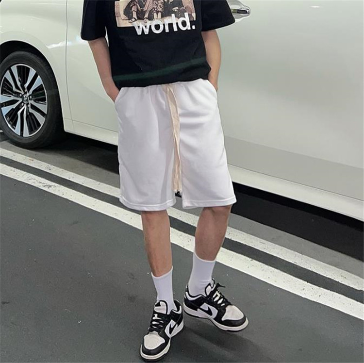 白パンツ 白ショートパンツ メンズ ゆったり夏物カジュアル