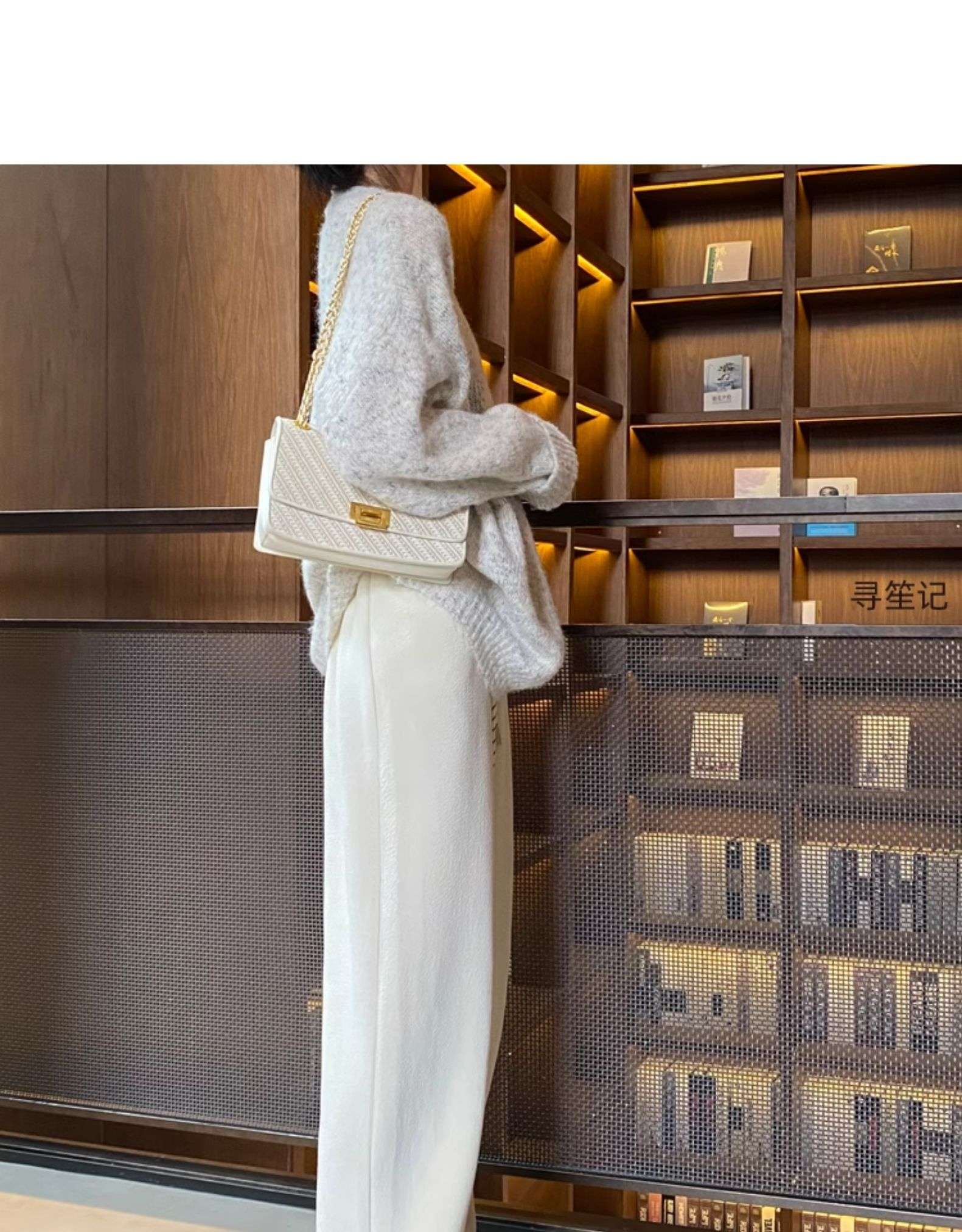 白パンツ リラックスワイドロングパンツ