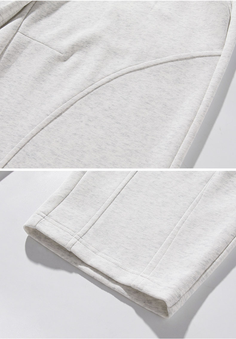 白パンツ メンズ ワイドジョガーパンツ ゆったり曲線シルエット 全2色