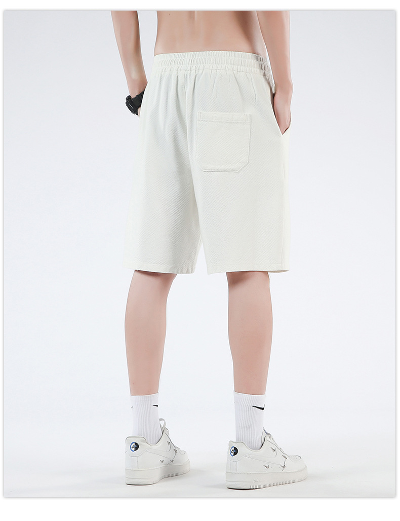 白パンツ さわやか涼感ハーフパンツ