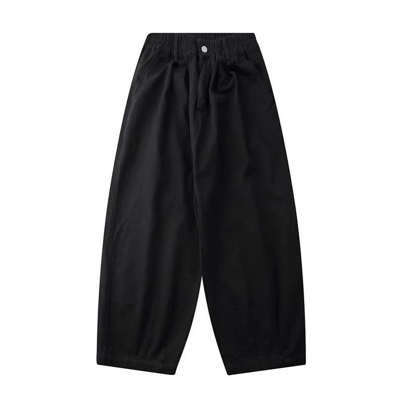 白パンツ ゆったりシルエット リラックスパンツ