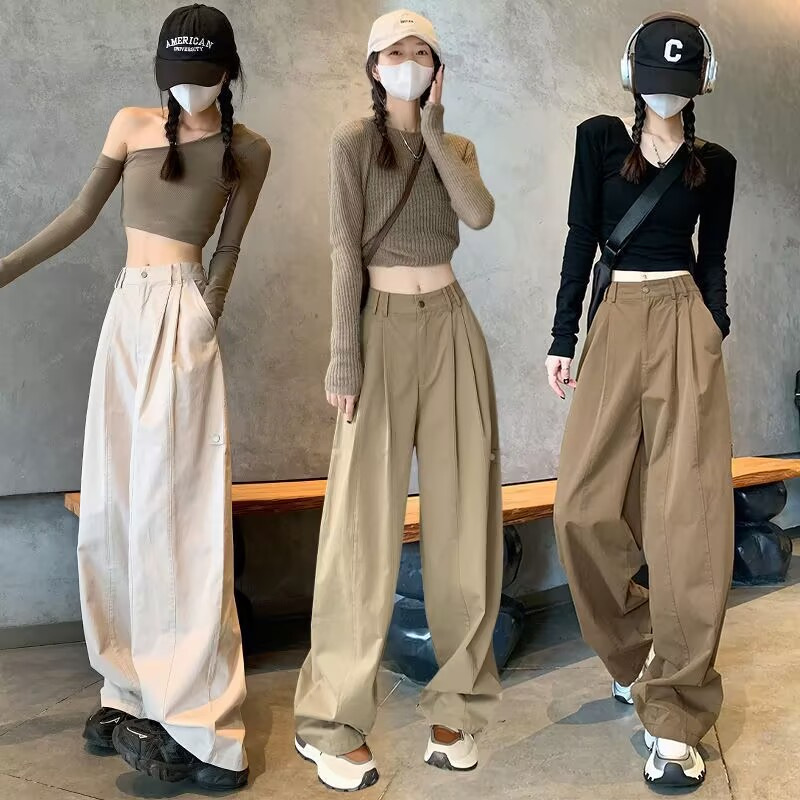 白パンツ ワイドドレープパレオパンツ