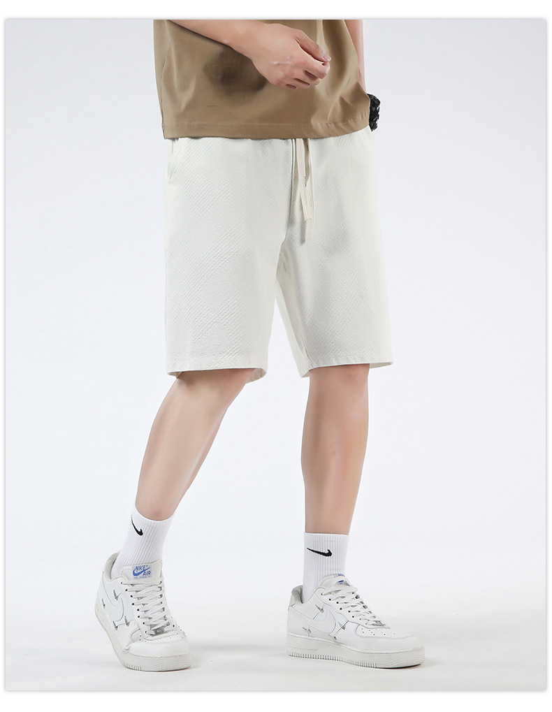 白パンツ さわやか涼感ハーフパンツ
