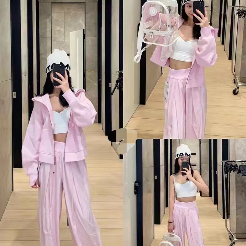 白パンツ ワイドシルエット スポーティ 美脚パンツ