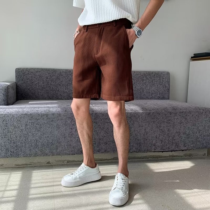 白パンツ すっきり爽やか シンプル ショートパンツ