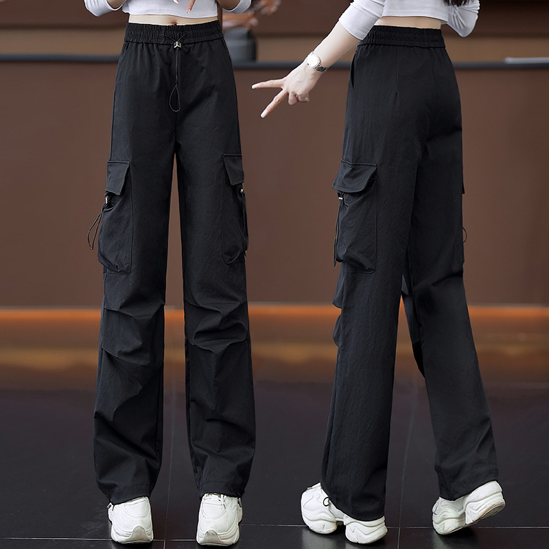 白パンツ ドローコードカーゴパンツ