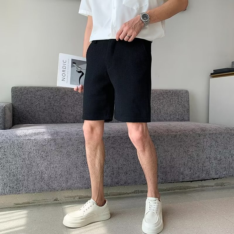 白パンツ すっきり爽やか シンプル ショートパンツ