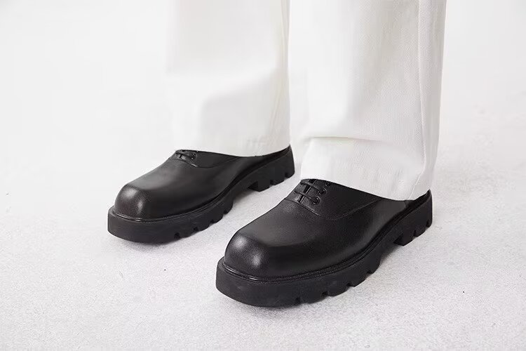 白パンツ すっきりシルエットロングパンツ