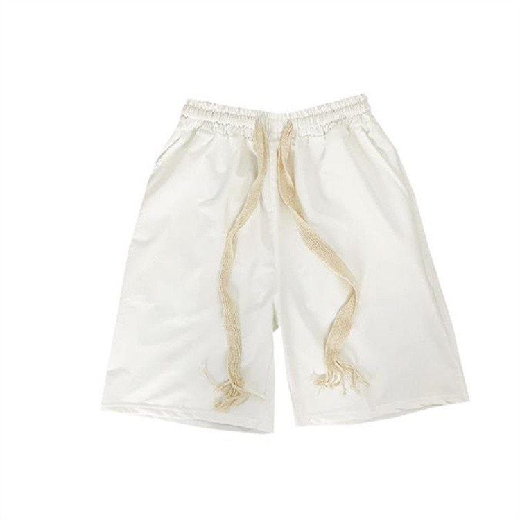 白パンツ 白ショートパンツ メンズ ゆったり夏物カジュアル