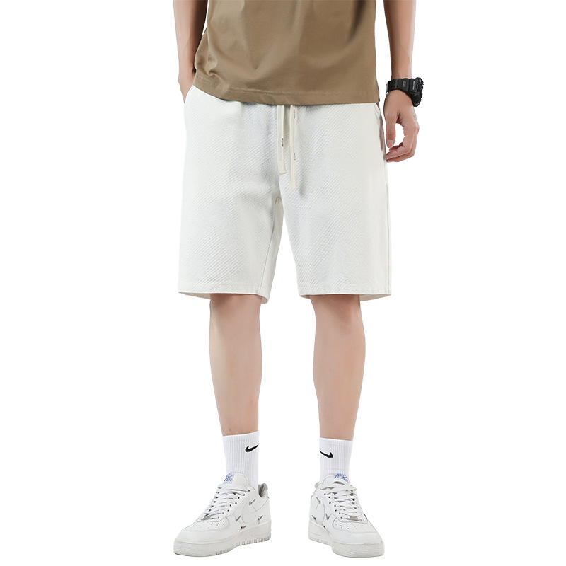 白パンツ さわやか涼感ハーフパンツ