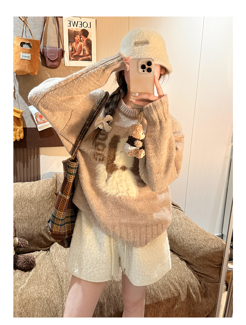 白パンツ もこもこショートパンツ