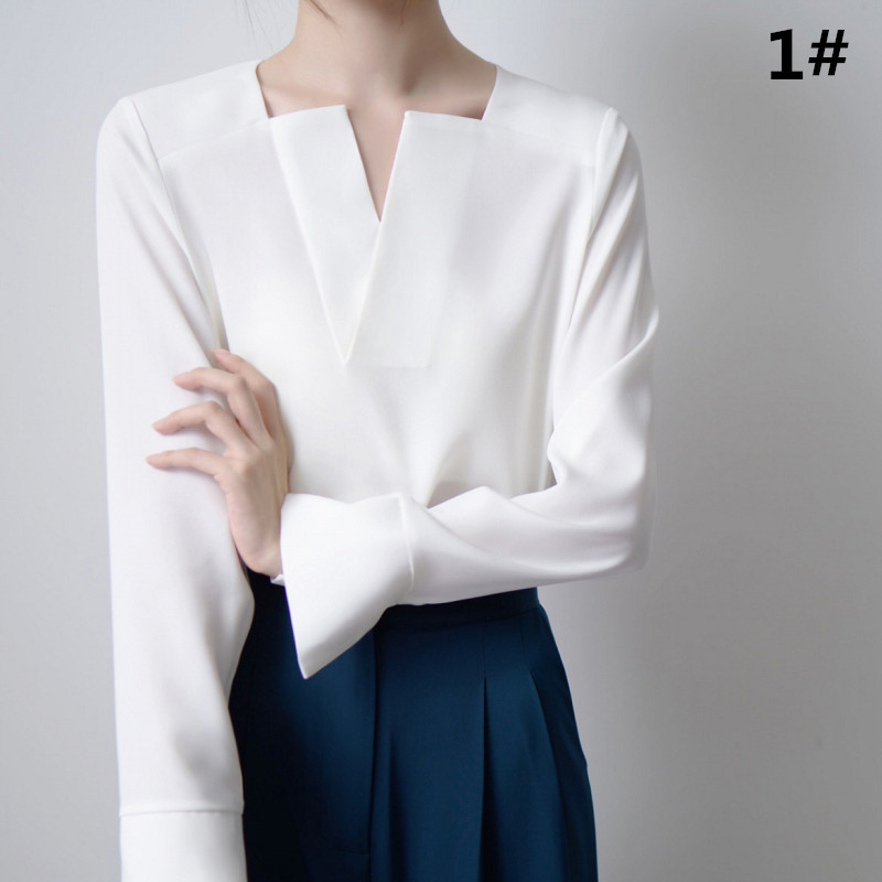 レディースシャツ 2025年新作 長袖ブラウス 通勤着回しシャツ