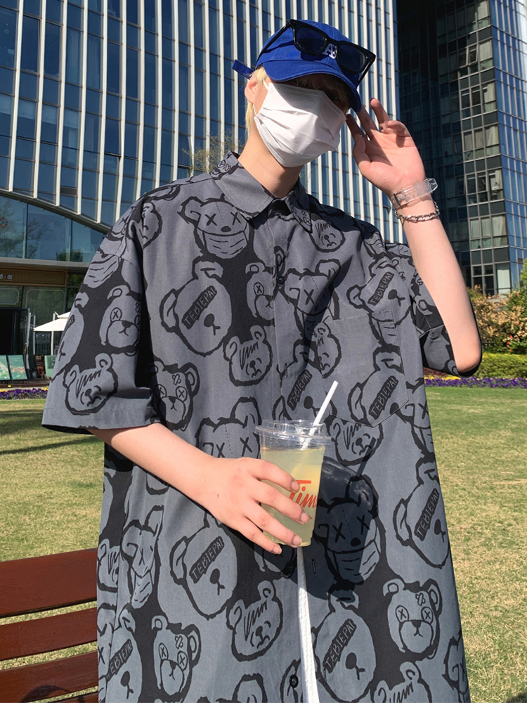 レディースシャツ 海辺のバカンスシャツ