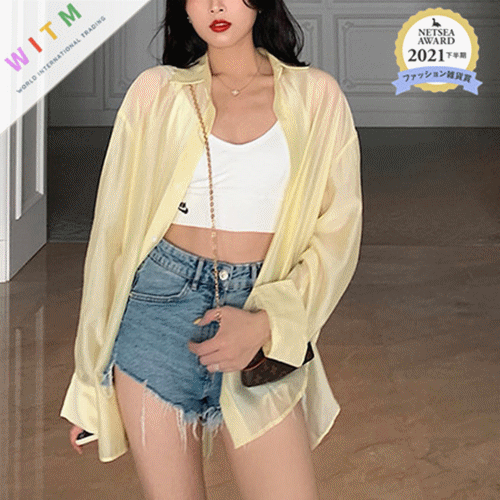 レディースシャツ 春夏新作 薄手長袖シャツ 日焼け対策 体型カバー レディース