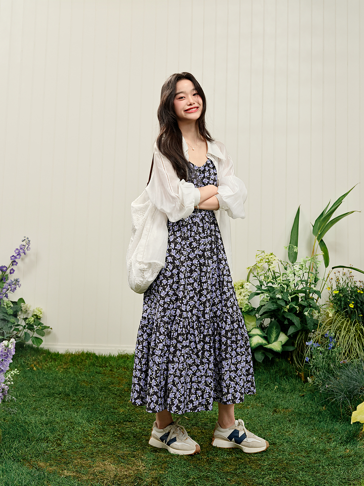 レディースシャツ 優美なレース装飾開襟シャツ