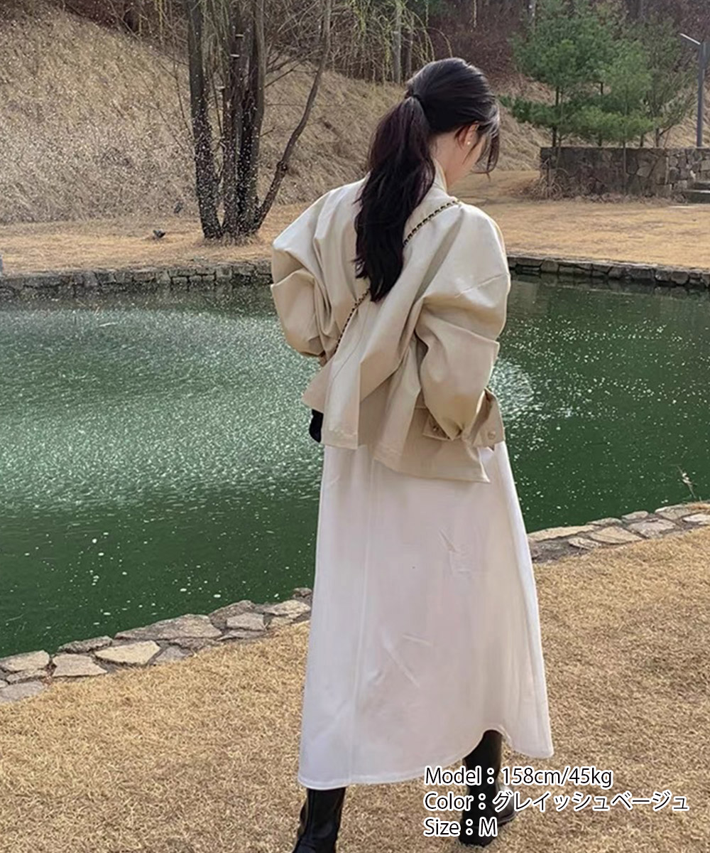 レディースシャツ ゆったりオーバーサイズシャツ韓国風長袖