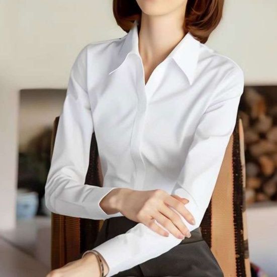 白シャツ　フォーマルエレガンスシャツ