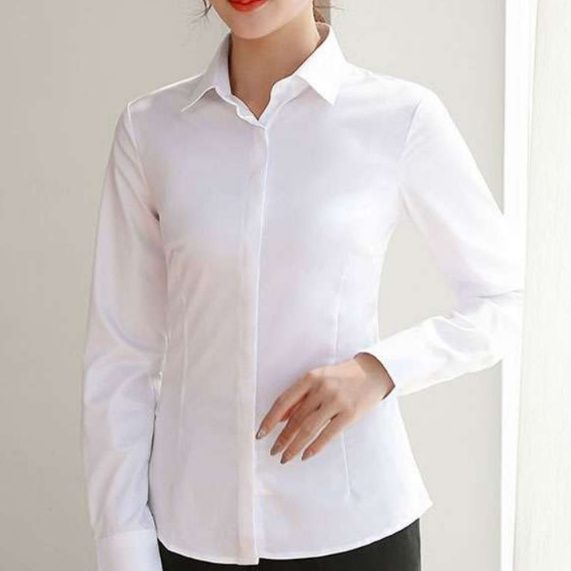 白シャツ　スタンダードエレガントシャツ