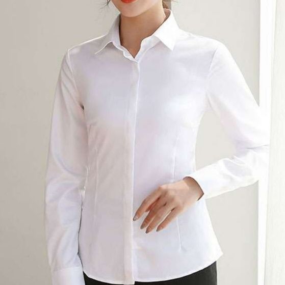 白シャツ　スタンダードエレガントシャツ