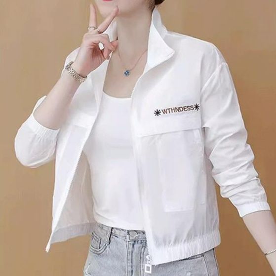 白シャツ　【春秋】モダンユースジャケット