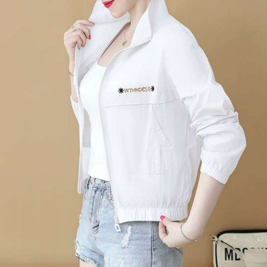 白シャツ　【春秋】モダンユースジャケット