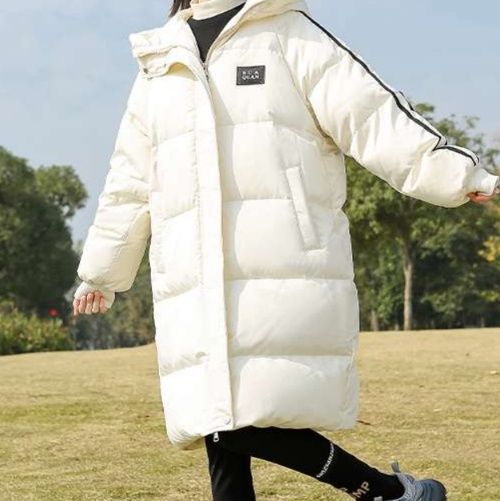 白シャツ　【冬】フロストガード・ボリュームロングジャケット≪女の子用≫