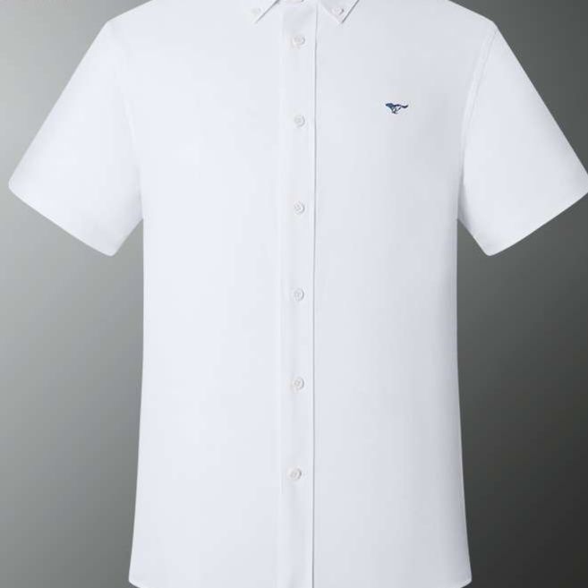 白シャツ　ソフトフィットボタンダウンシャツ