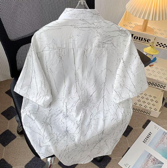 メンズ シャツ メンズ 半袖 柄シャツ 薄手 カジュアル