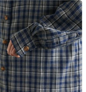 シャツ メンズ ネルシャツ クラシック格子模様ネルシャツ