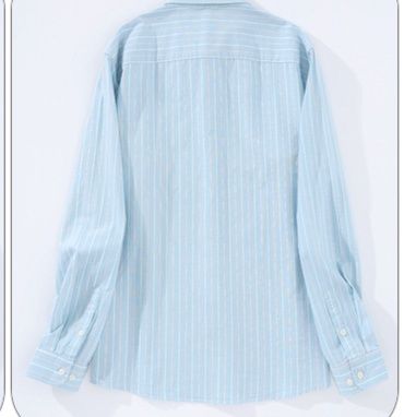シャツ メンズ 爽やか縦縞ボタンダウンシャツ
