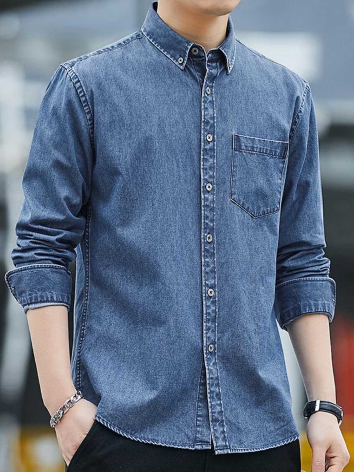 快適な着心地が魅力！メンズ薄手デニムシャツで作る爽やかスタイル5選