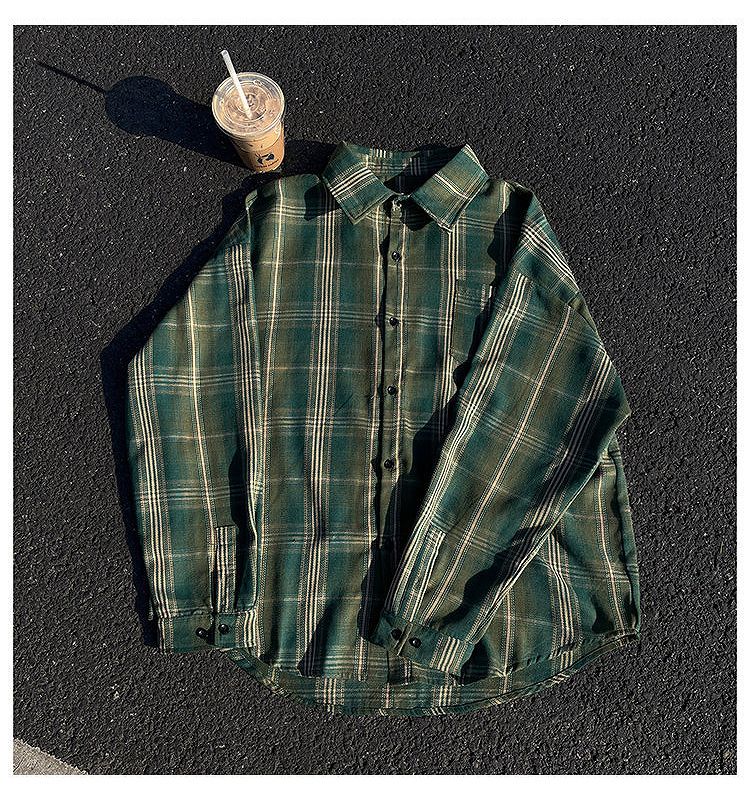 メンズ シャツ メンズ チェック柄 長袖シャツ カジュアル 春夏新作