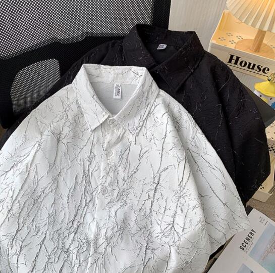 メンズ シャツ メンズ 半袖 柄シャツ 薄手 カジュアル