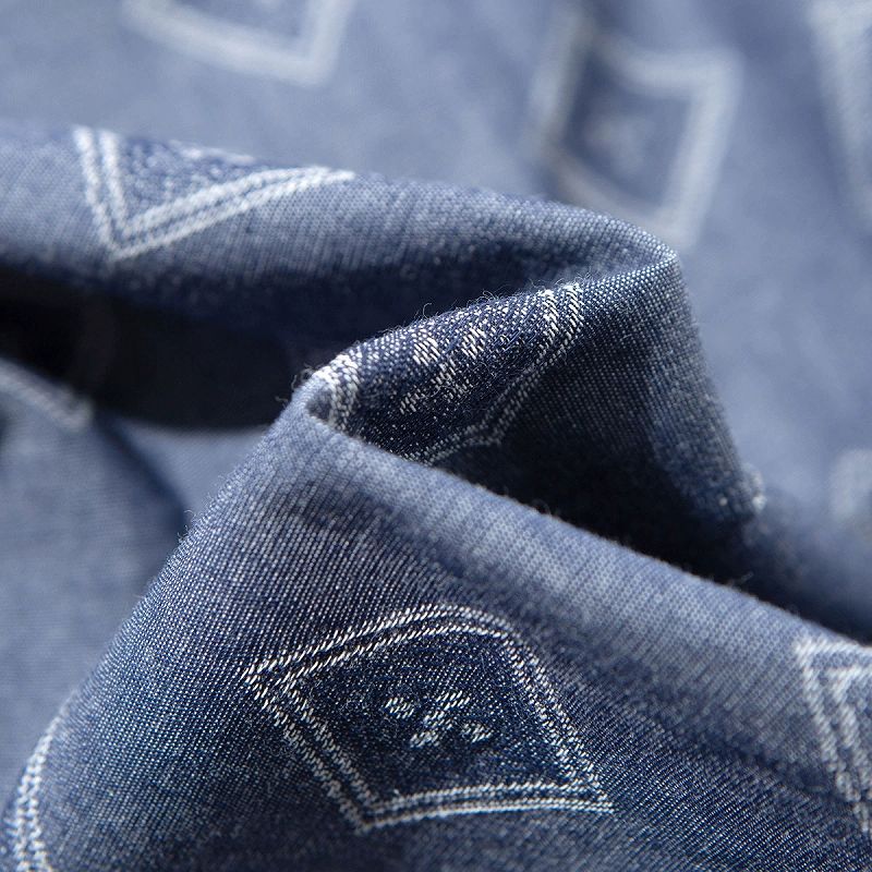 メンズ シャツ メンズ 民族風 幾何学模様 長袖シャツ