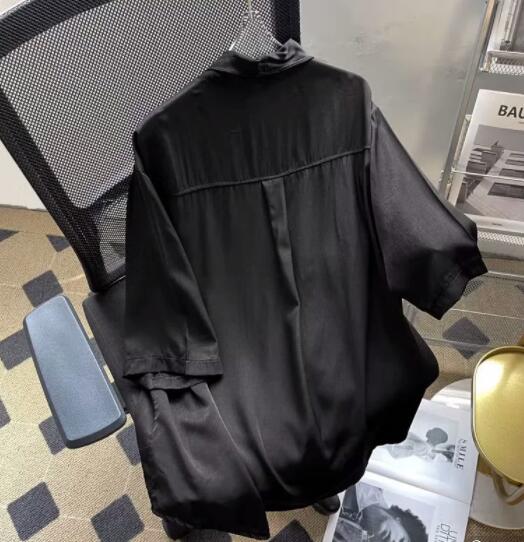 メンズ シャツ メンズ 半袖 カジュアルシャツ 夏 無地 開襟シャツ