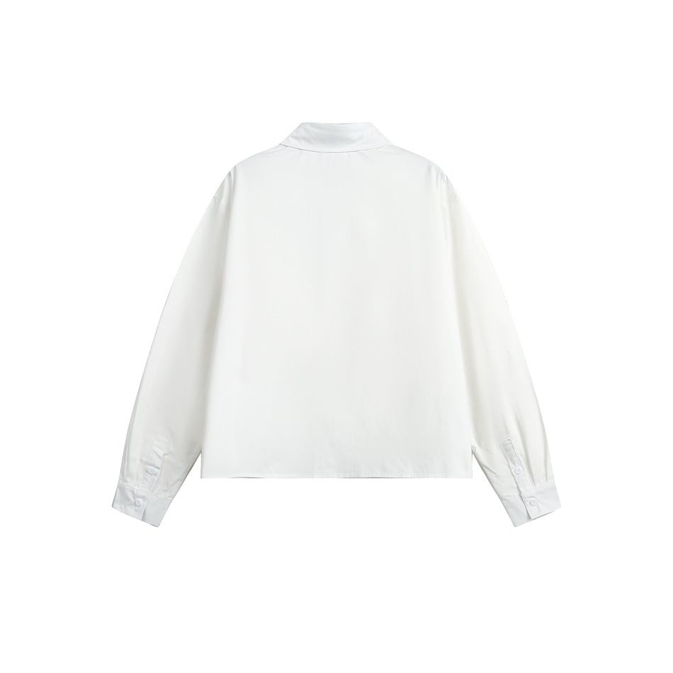 メンズ シャツ メンズ 無地 長袖シャツ 春秋 新作 全2色