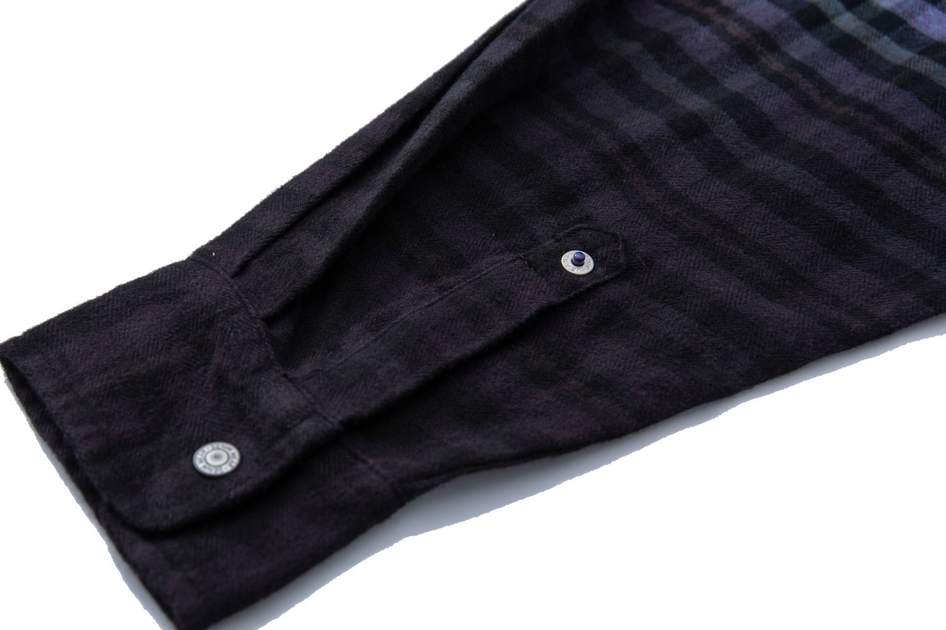 メンズ シャツ メンズ グラデーションチェック柄シャツ 長袖 秋冬