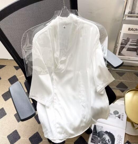 メンズ シャツ メンズ 半袖 カジュアルシャツ 夏 無地 開襟シャツ