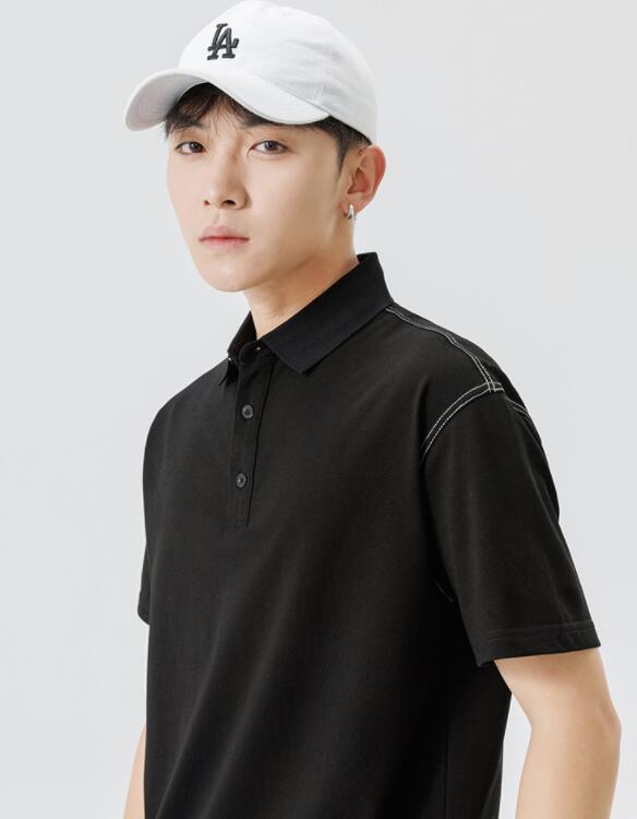 メンズ シャツ メンズ 半袖 ポロシャツ 無地 カジュアル