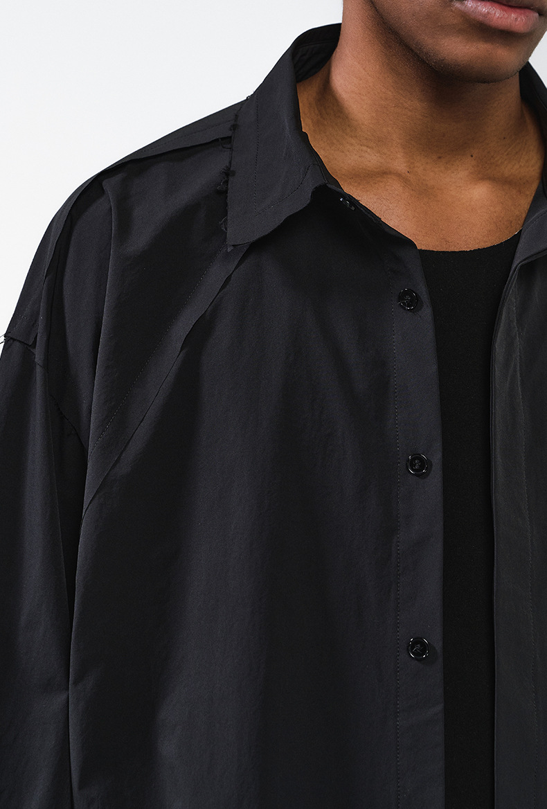 メンズ シャツ メンズ 速乾長袖シャツ ストリート系 全3色