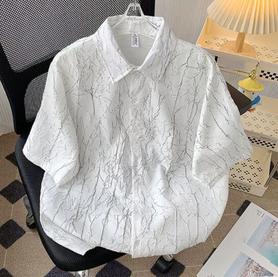 メンズ シャツ メンズ 半袖 柄シャツ 薄手 カジュアル