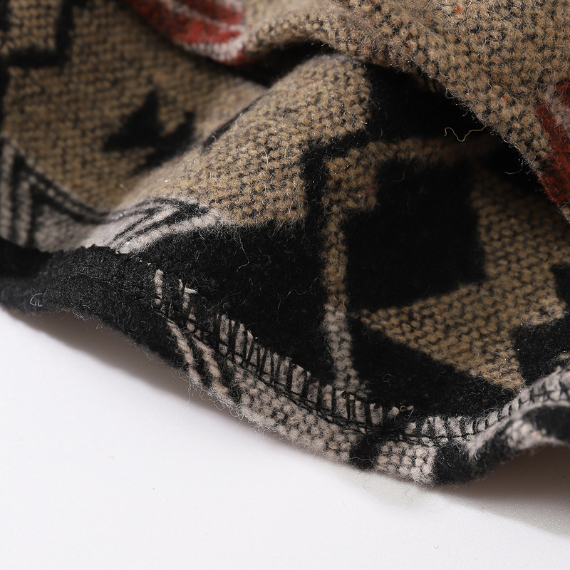 メンズ シャツ エスニック柄長袖シャツ メンズ 男女兼用 秋冬新作