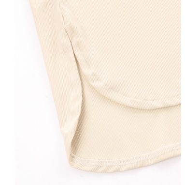 シャツワンピース 襟付き七分袖ゆったりシャツワンピース