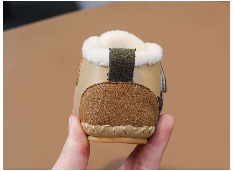 ファーストシューズ もこもこあったか赤ちゃん靴