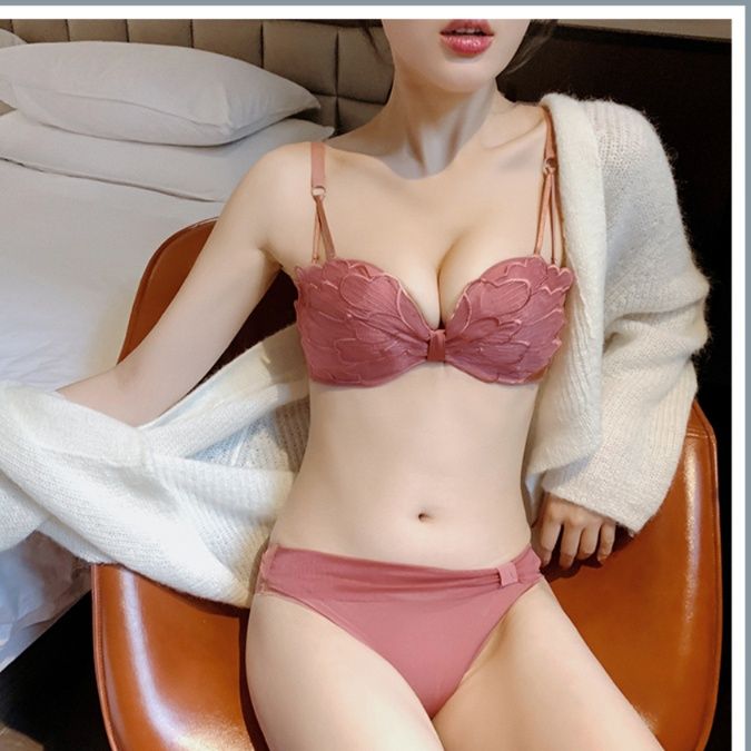 ショーツ ブラ ショーツセット 貝殻模様の優美ブラ ショーツセット