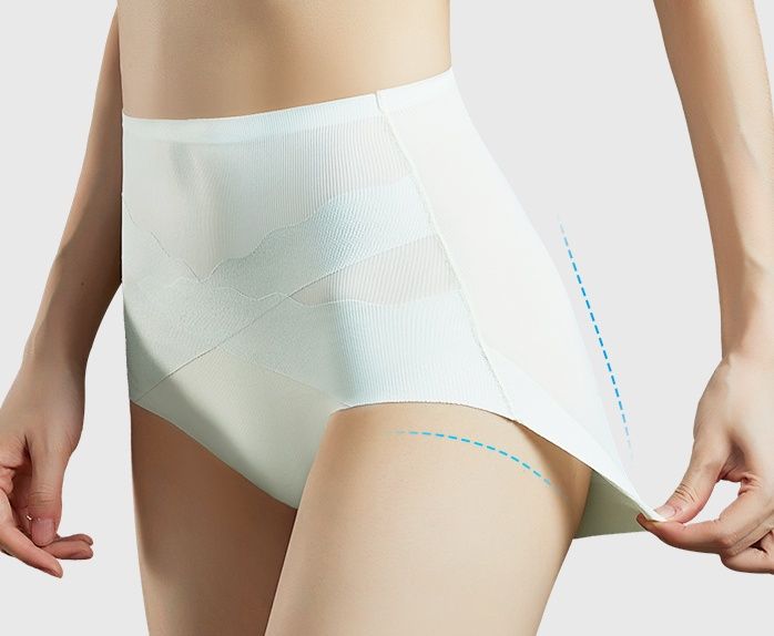 ショーツ ハイウエスト 交差加圧超薄型ハイウエストショーツ