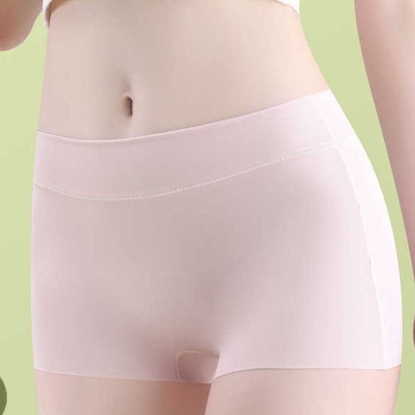 ショーツ アイスシルク シームレス ハイウエスト美体ショーツ