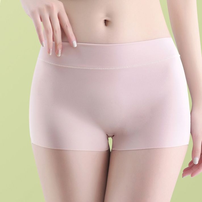 ショーツ アイスシルク シームレス ハイウエスト美体ショーツ
