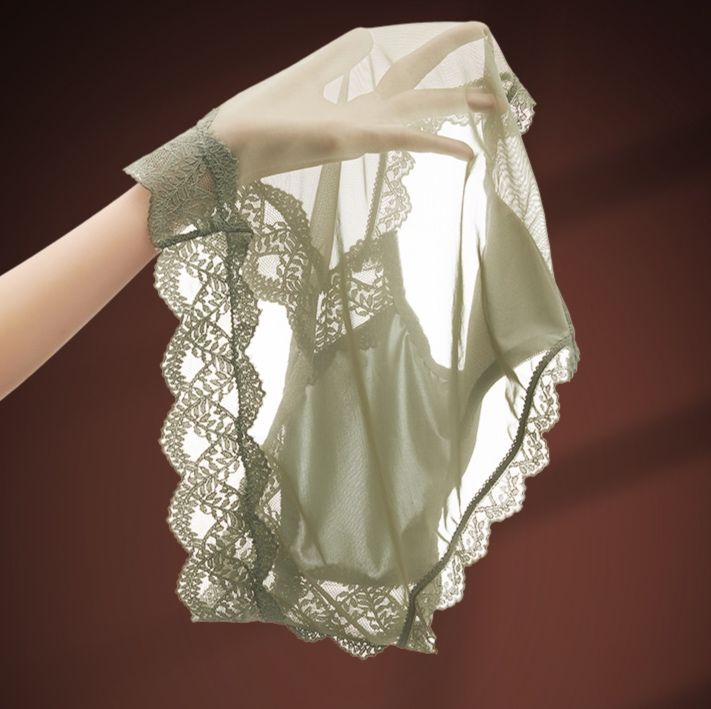 ショーツ 繊細花柄刺繍ハイウエスト補正ショーツ