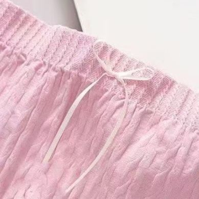 ショーツ ふんわりリボン付ハイウエストショーツ